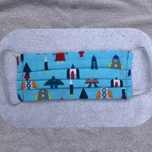 Rocket Ship Face Mask